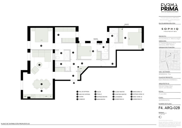 Plano Distribución D