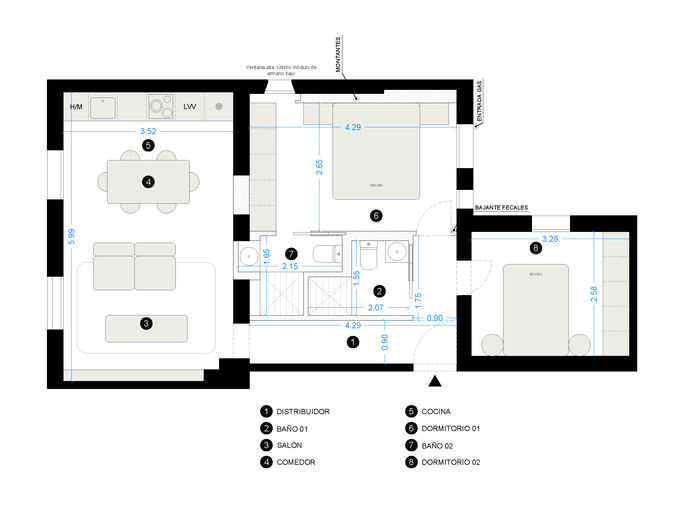 Plano Distribución A