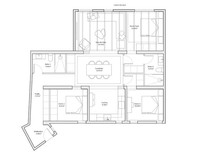 Plano Distribución D
